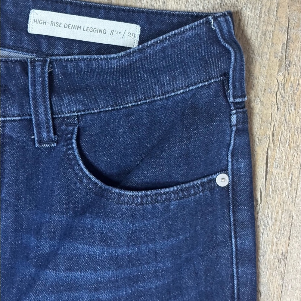 Anthropologie Pilcro & the Letterpress Women's High-Rise Denim Legging Jeans - Picture 6 of 10